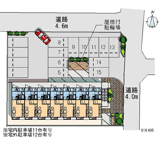 ★手数料０円★本庄市西富田　月極駐車場（LP）